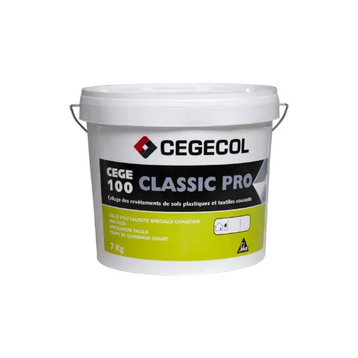 Picture of Acrylic adhesive CEGECOL for plastic and textile floor coverings Cege 100 Classic pro - Beige - 7kg - 519260