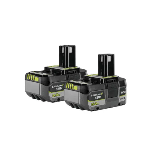 Picture of Set of 2 RYOBI 18V One+ 5.0Ah Lithium-ion Batteries RB18LL50