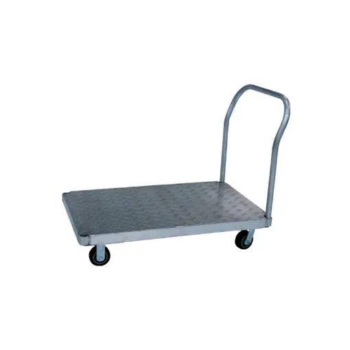 Picture of Aluminium trolley STOCKMAN - Rubber wheels - Load 900kg - AF2448