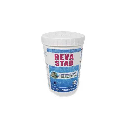 Picture of Chlorine stabiliser MAREVA eco-dose powder for pool - 1kg - 160081U