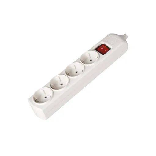 Picture of Bipolar block 4 sockets with switch 41215