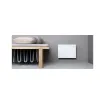 Picture of ADAX Tempered Glass Electric Radiator - White - 250 W - ECO 02 KBT