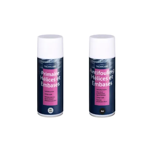 Picture of YACHTCARE primary and antifouling kit for propellers and drives - black - 2x 400 ml