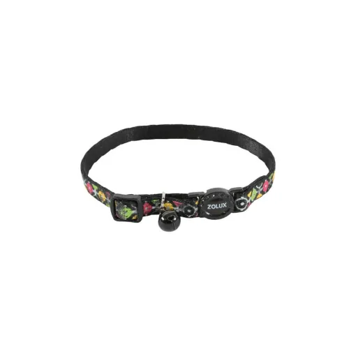 Picture of ZOLUX Cat Collar - Black - Nylon - Adjustable - 520028NOI