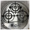 Picture of Foster 3 burner stainless steel gas stove round - 7052022