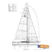 Picture of Elvstrom Dehler 42 Competition FCL EPEX mainsail 57.5 m2 16.9 x 5.80