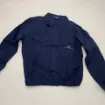 Picture of Ferretti Group 307066-48 navy blue jacket with pockets size 48