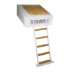 Picture of Besenzoni SI401 white coated stainless steel hydraulic bathing ladder