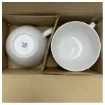 Picture of Alessi TAC1/78+TAC1/79 fine china tea cup set with plate