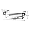 Pomdor - Chrome Shower Shelf Installation Kit - 38.60.10.002 product image