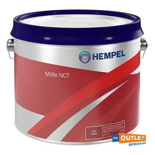 Picture of Hempel Mille NCT Antifouling Red 0.75L - Polyester, wood, laminated wood and steel