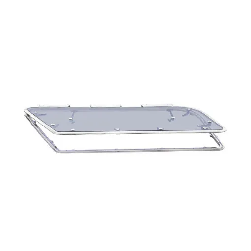 Picture of Nemo aluminium white coated opening flybridge hatch