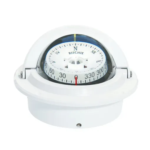 Picture of Ritchie Voyager flush mount dual dial white compass 12/24V - F83W