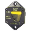 Picture of Blue Sea 80 amp 12/24V circuit breaker panel mount - 7042-BSS