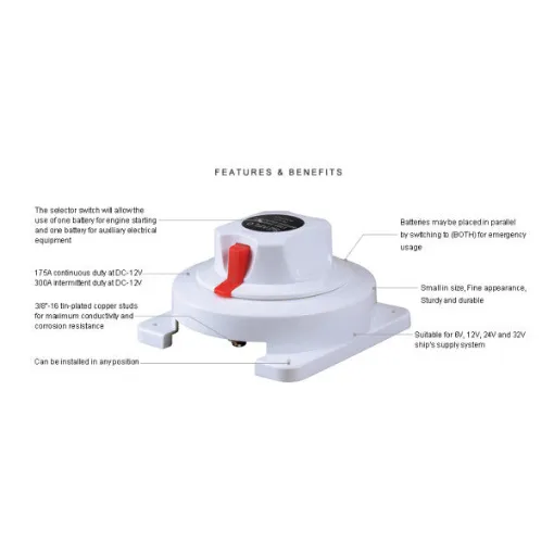 Picture of SeaFlo battery main | selector switch SFCBS175402