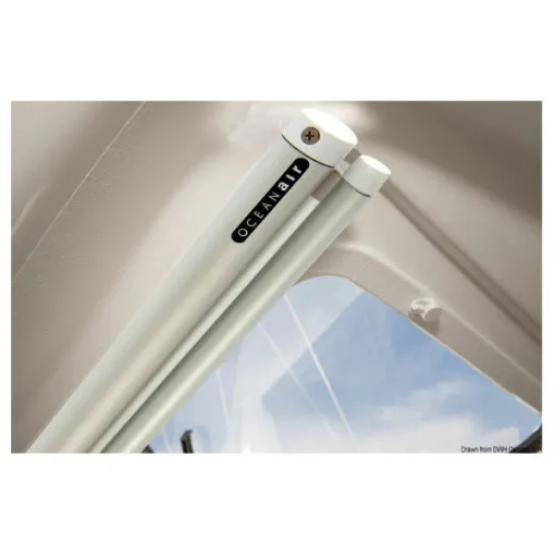 Picture of Dometic OceanAir portshade roller blind white 720 x 320 mm - PSH-5-W-RP