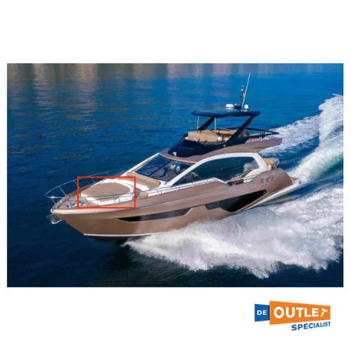 Picture of Sessa Marine F68 sundeck cover grey - 049062E