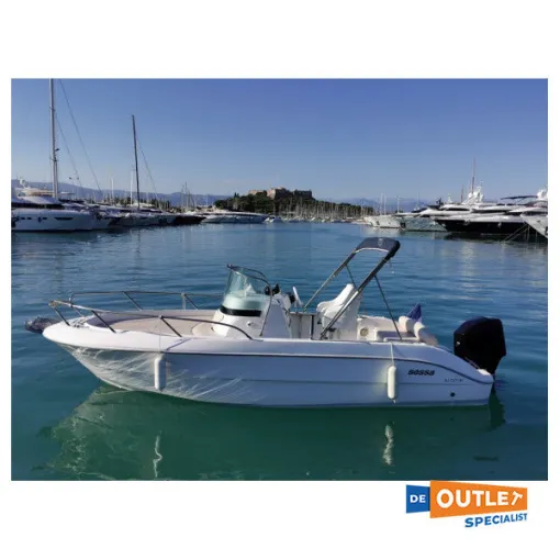 Picture of Sessa Marine Key Largo 22 blue soft top cover - 048026B