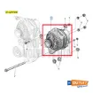 Picture of Volvo Penta 28V alternator | 110 ampere generator - 21429786