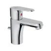 Picture of Vigour chrome single lever mixer tap hot | cold - 002-1108