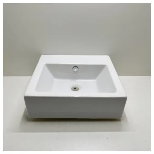 Picture of Flori design built-in square sink white 53 x 27 x 39 cm - L028