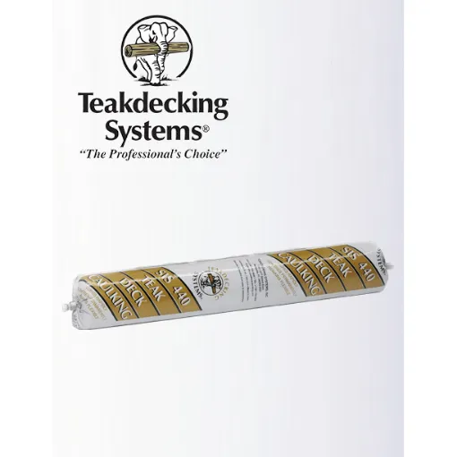 Picture of SIS 440 Caulking Pocket - Black Joints. 592ML - Teakdecking Systems