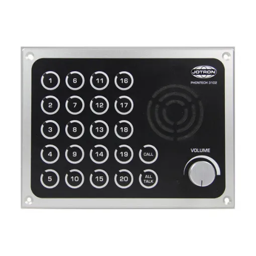 Picture of Alphatron AlphaCall PH Intercom 20 line black - 3210.1076