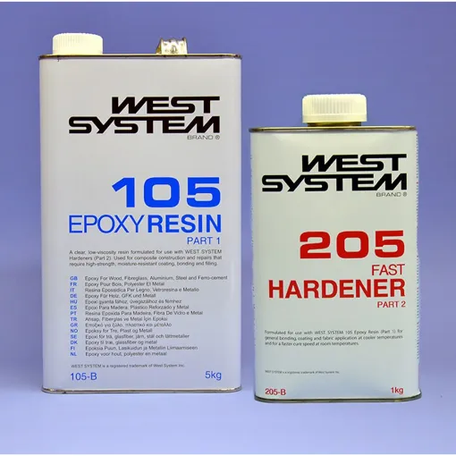 Picture of Epoxy Kit 105/205B (6KG) - Fast Curing Epoxy - WEST SYSTEM