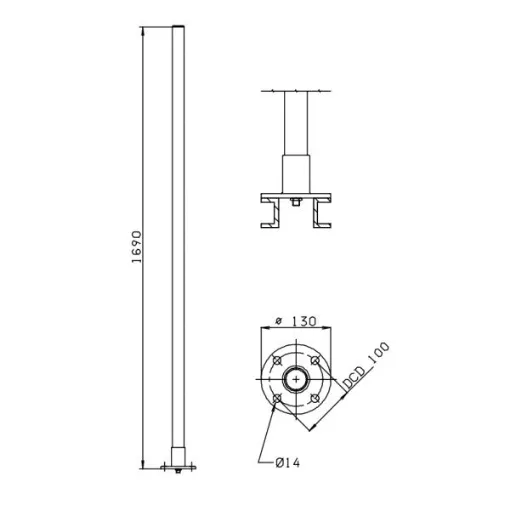 Picture of Comrod Antenna VHF AV8 1.7 m 2 dBi 118-144 MHz