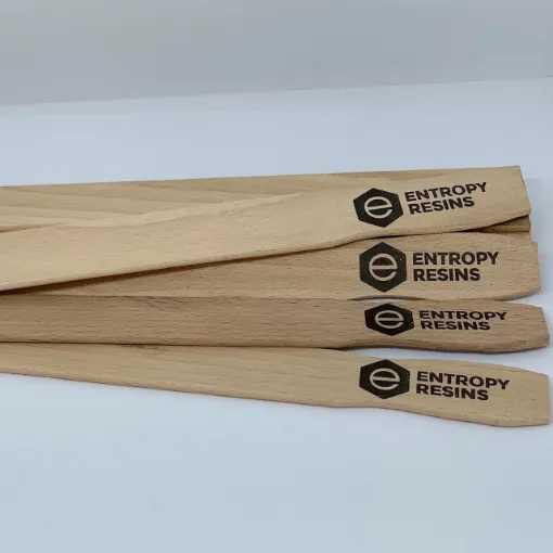 Picture of 5 Wooden Mixing Sticks for Epoxy - Entropy Resins