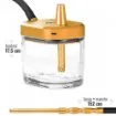 Picture of Tsar Gofast Gold Glass Hookah