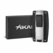 Picture of Xikar Double Flame Torch Storm Lighter Matte Gray and Black