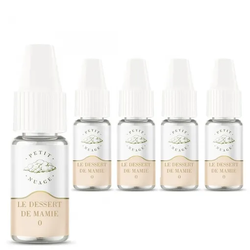 Picture of Little Cloud - Pack of 5 E Liquids Grandma's Dessert 0 Mg