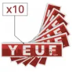 Picture of Yeuf Slim Original Rolling Paper and Tips X 10