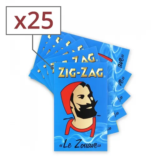 Picture of Blue Zig Zag Rolling Paper X25