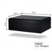 Picture of Black Lacquered Cigar Humidor Set Pm 17037