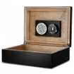 Picture of Black Lacquered Cigar Humidor Set Pm 17037