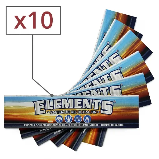 Picture of Elements Slim Rolling Papers X 10