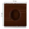 Picture of Ashtray Havana Club Square Brown Double