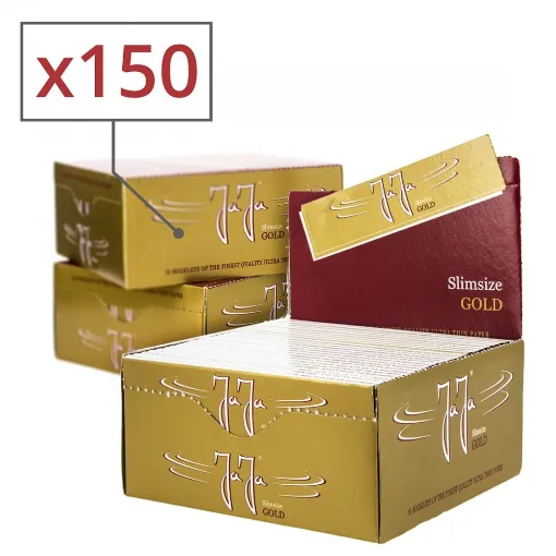 Picture of Jaja Gold Slim Rolling Papers X 50 Pack of 3