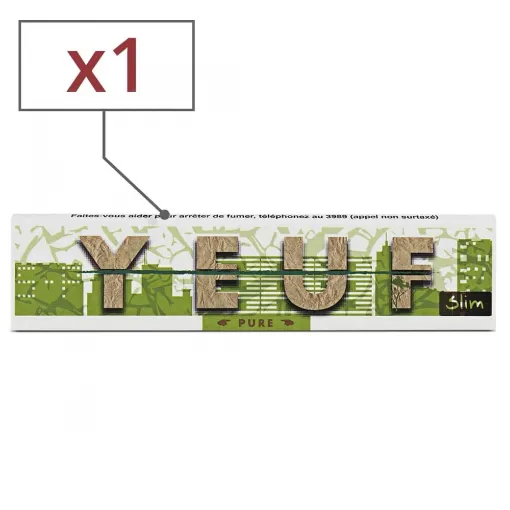 Picture of Yeuf Slim Pure Rolling Paper X 1