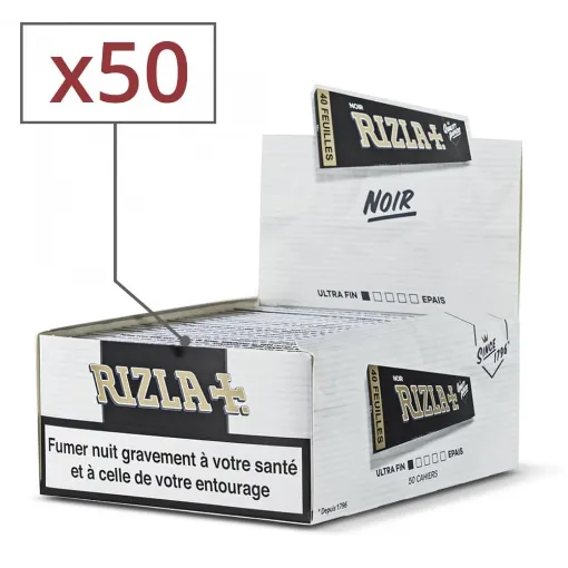 Picture of Rizla Black Slim Rolling Paper X50