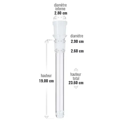 Picture of Transparent Dud Shisha Plunger 02820