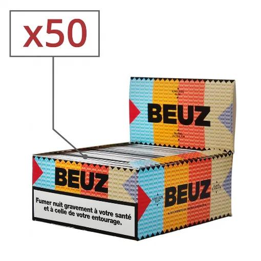 Picture of Beuz Slim Rolling Paper X50