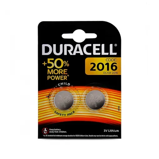 Picture of Duracell Cr2016 Lithium Battery X 2