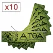 Picture of Atoa Slim Brown Rolling Paper X 10