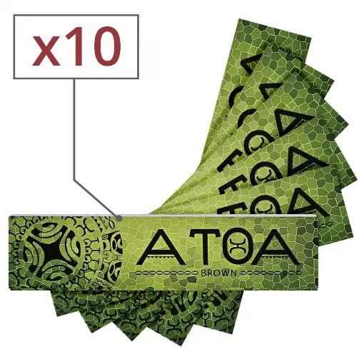 Picture of Atoa Slim Brown Rolling Paper X 10