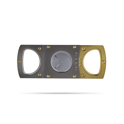 Picture of Cigar Cutter Elie Blue Steel and Gold