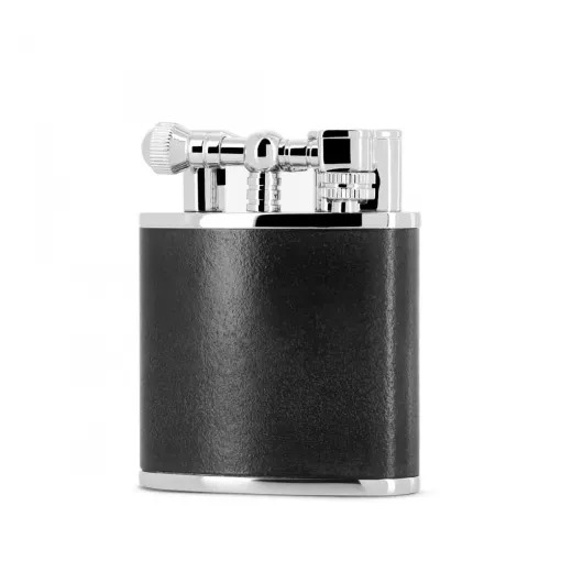 Picture of Table Lighter Peter Charles Paris Gray Leather