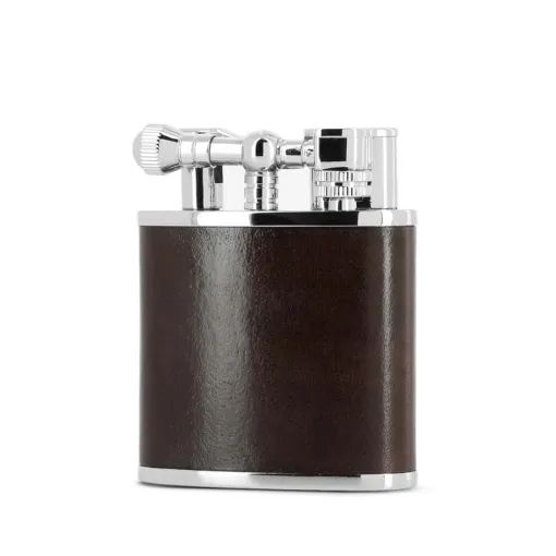 Picture of Table Lighter Peter Charles Paris Brown Leather